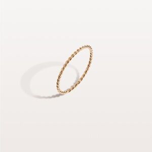 NWT Aurate Stackable Twist Ring